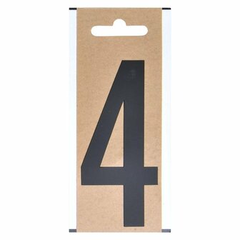 Etiquette numero 4 10cm