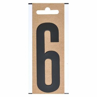 Etiquette numero 6 10cm