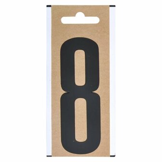 Etiquette numerotee 8 10cm