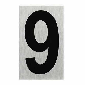 Plaque de porte en aluminium 9100x60mm
