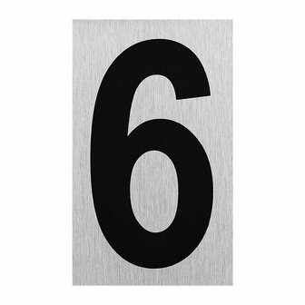 Plaque de porte en aluminium 6100x60mm