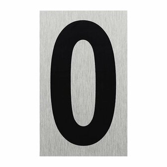 Plaque de porte en aluminium 0100x60mm
