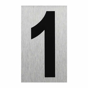 Plaque de porte en aluminium 1100x60mm