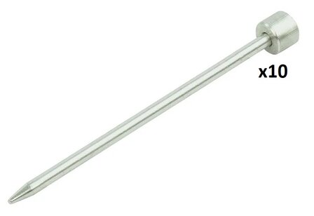 Goupille de roche 15cm aluminium x10 pieces