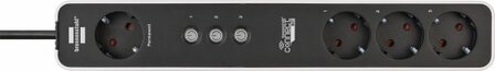 Connect WiFi multiprise 4 voies blanc noir 1.5m H05VV-F3G1.5