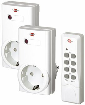 Interrupteur radio RCS 1000 N Comfort 1 emetteur portatif, 2 recepteurs de commutation 1000W