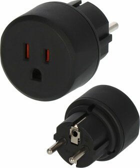 Adaptateur secteur de voyage USA, Japon Prise de terre