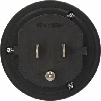 Adaptateur secteur de voyage prise avec terre USA