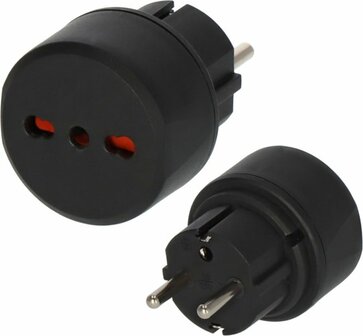 Adaptateur secteur de voyage Italie Prise de terre