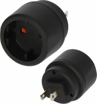 Adaptateur secteur de voyage Euro USA-Japon