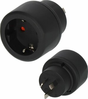 Adaptateur secteur de voyage prise avec terre Australie-Chine