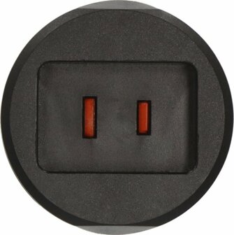 Adapteur secteur de voyage USA Euro avec fusible 2,5A