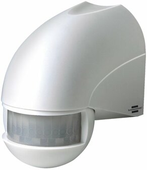 Detecteur de mouvement infrarouge PIR 180 IP44 Blanc