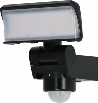 Projecteur LED WS 2050 SP avec detecteur de mouvement, 1680lm, IP44, noir