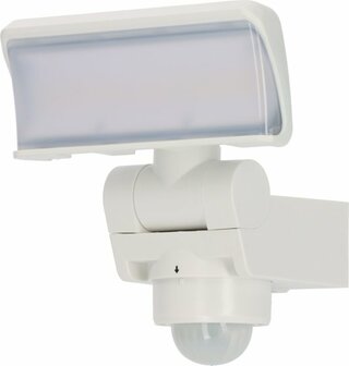 Projecteur LED WS 2050 WP avec detecteur de mouvement, 1680lm, IP44, blanc