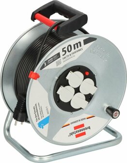 Enrouleur de cable Garant S 4 E 50m H05VV-F3G1.5