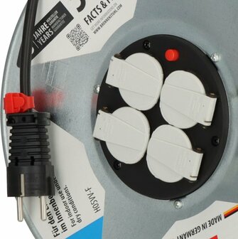 Enrouleur de cable Garant S 4 E 50m H05VV-F3G1.5