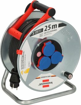 Enrouleur de cable Garant S IP44 25m H07RN-F 3G2,5