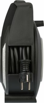 Box de cable 4 prises noir gris clair 15m H05VV-F 3G1,5