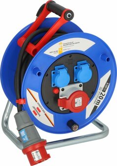 Enrouleur de cable industrie chantiers Garant CEE 1 IP44 20m H07RN-F 5G2,5
