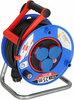 Enrouleur de cable industrie chantiers  Garant Bretec IP44 25m H07RN-F 3G1,5