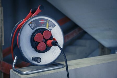 Professional Tambour de cable SteelCore SC 3110 IP44, 33m H07BQ-F 3G1,5