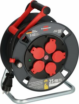 Enrouleur de cable professionnel 300 KU 2200 IP44, 25m H07RN-F 3G2.5