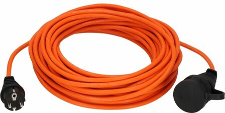 Cable de rallonge IP44 25m AT-N05V3V3-F 3G1,5 orange