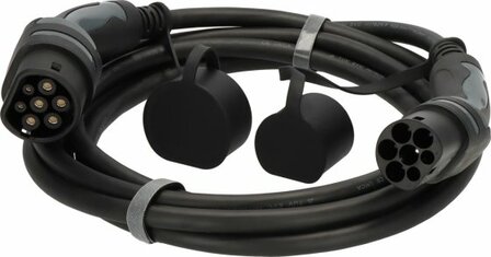 EV type 2 7m Cable de charge 22kW, IP55