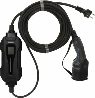 Chargeur EV portable type 2 contact de protection 2,3KW avec 8m de cable