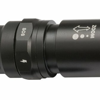 Lampe de poche TL 400 AFS Focus LED rechargeable avec bague rotative de commutation IP44 CREE-LED 430lm