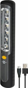 Lampe torche HL 300 AD rechargeable, avec recharge rapide par dynamo