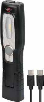 Lampe portative a LED rechargeable HL 201 A 250+70lm, pliable