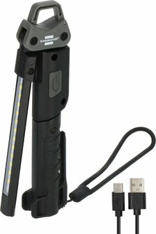 Lampe portative a LED rechargeable HL 400 AC, 400lm + spot 120lm + source lumineuse a l&#039;arrierere 200lm
