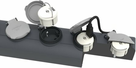 Adaptateur de prise USB 2,4A blanc