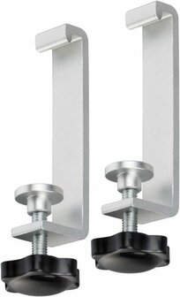Pinces de table avec vis de blocage pour blocs multiprises Alu-Office-Line