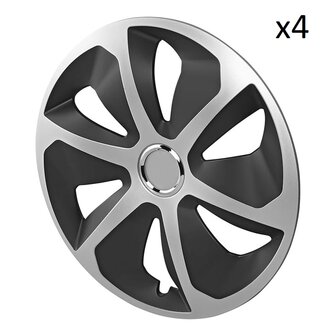 Enjoliveur Roco argent/noir 13 pouces&nbsp;x4 pieces