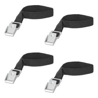 Sangles de serrage a boucle metallique 18 mm-40 cm - Lot de 4