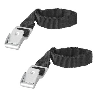 Sangles de serrage a boucle metallique 18 mm-30 cm - Lot de 2