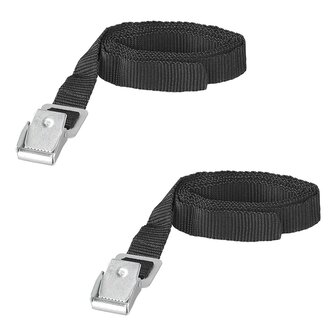 Sangles de serrage a boucle metallique 18 mm - 100 cm - Lot de 2