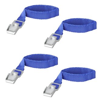 Sangles de velo avec boucle en metal pour porte-velos 4 pieces