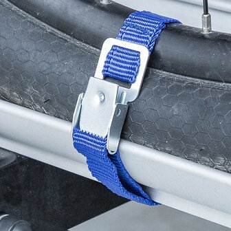 Sangles de velo avec boucle en metal pour porte-velos 4 pieces