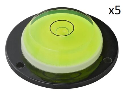 Niveau a bulle rond&nbsp;x5 pieces
