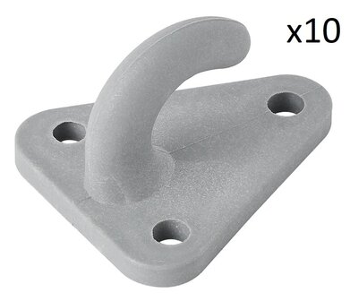 Crochet de corde en plastique 45x39mm x10 pieces