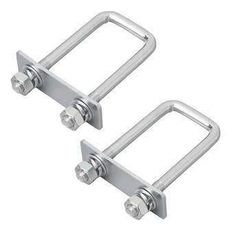 Support en U angulaire 40 mm - lot de 2 pieces