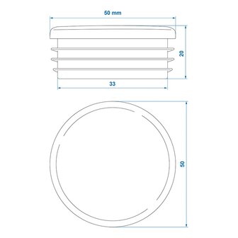 Embout 50mm x10 stuks