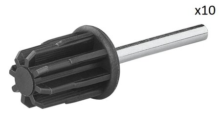Capuchon de 25 mm avec goupille x10 stuks