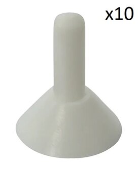 Capuchon de pluie pour mat de tente&nbsp;x10 stuks