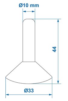 Capuchon de pluie pour mat de tente&nbsp;x10 stuks