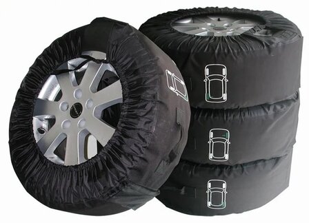 Housses de pneus professionnelles - lot de 4 pieces